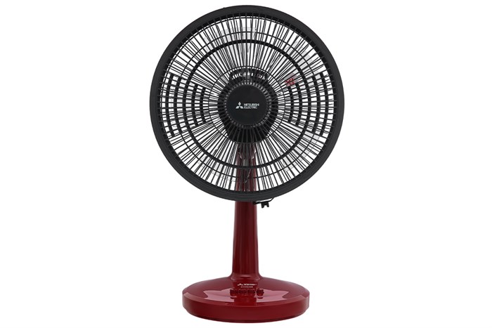 Quạt bàn Mitsubishi Electric D12A-GB 37W motor bạc đạn 5 cánh