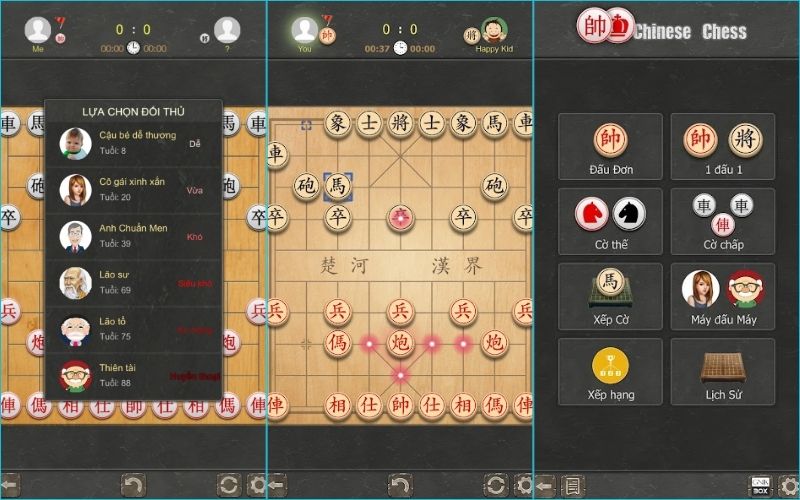 Thử thách trí tuệ với 6 cấp độ AI từ dễ đến khó trong Chinese Chess Thử thách trí tuệ với 6 cấp độ AI từ dễ đến khó trong Chinese Chess