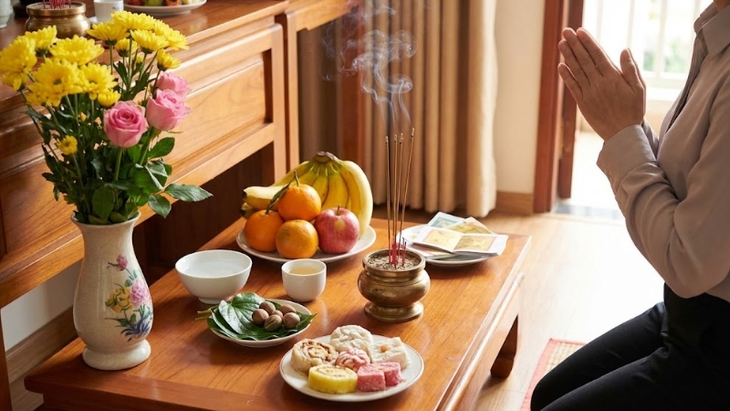 Lễ vật c&uacute;ng m&ugrave;ng kh&ocirc;ng cần cầu k&igrave;, chỉ cần th&agrave;nh t&acirc;m