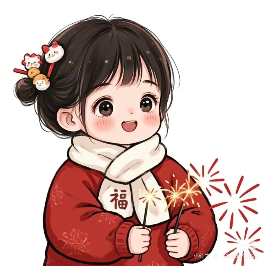 Avatar Tết Chibi & Cute - 07 Avatar Tết Chibi & Cute - 07