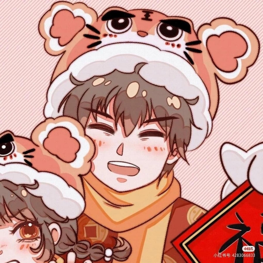 Avatar Tết cho cặp đôi nam 04 Avatar Tết cho cặp đôi nam 04