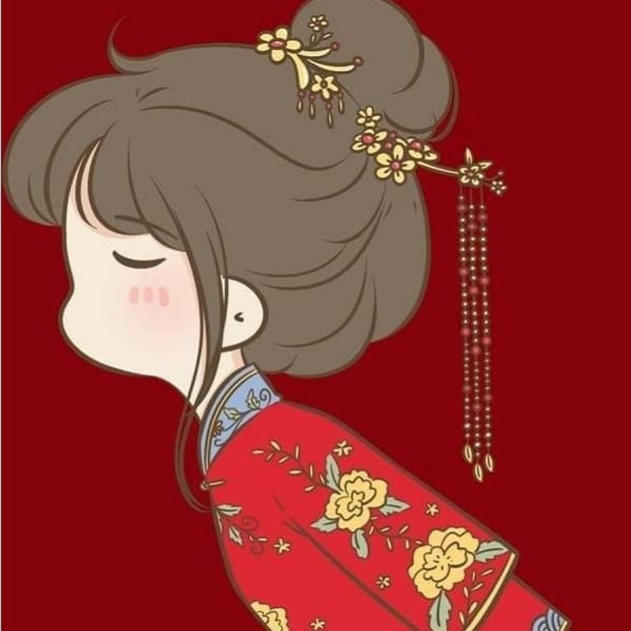 Avatar Tết cho cặp đôi nữ 06 Avatar Tết cho cặp đôi nữ 06