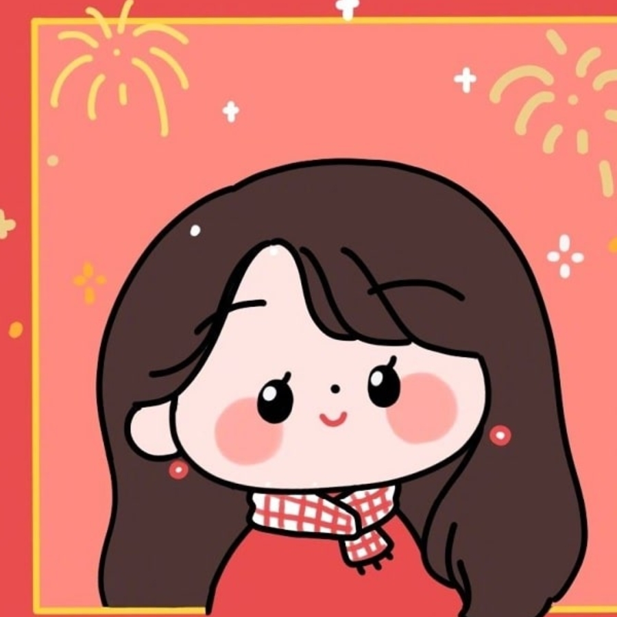 Avatar Tết cho cặp đôi nữ 07 Avatar Tết cho cặp đôi nữ 07