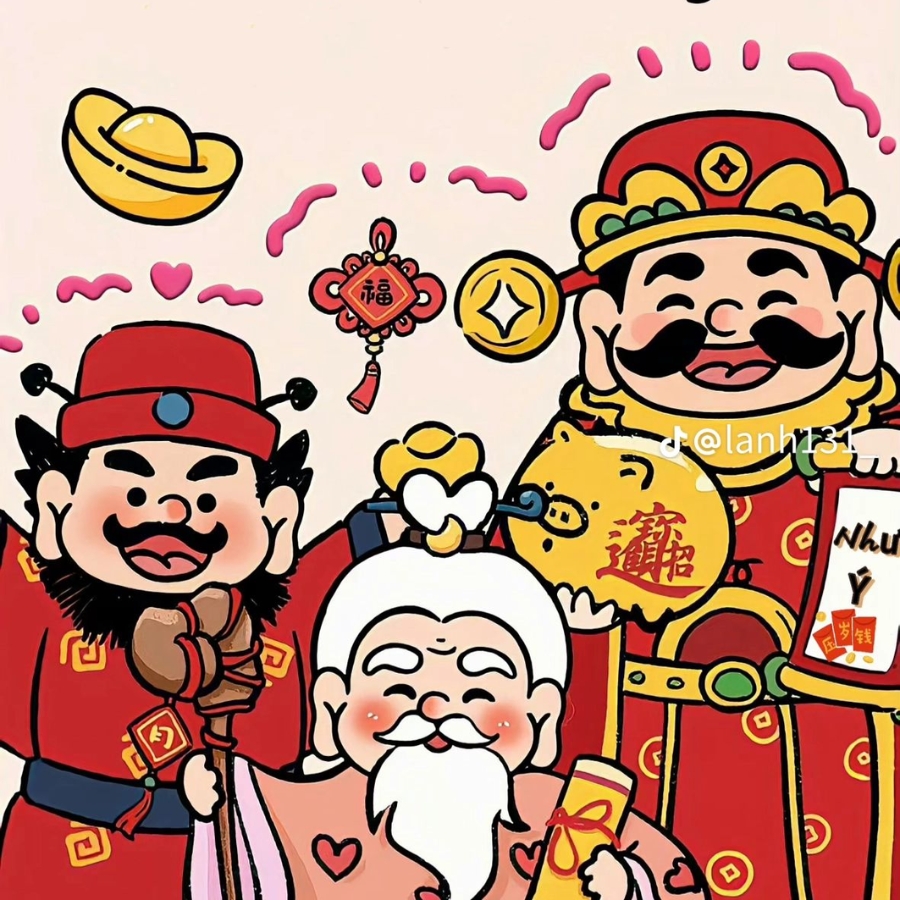 Avatar Tết meme hài hước thần tài Avatar Tết meme hài hước thần tài