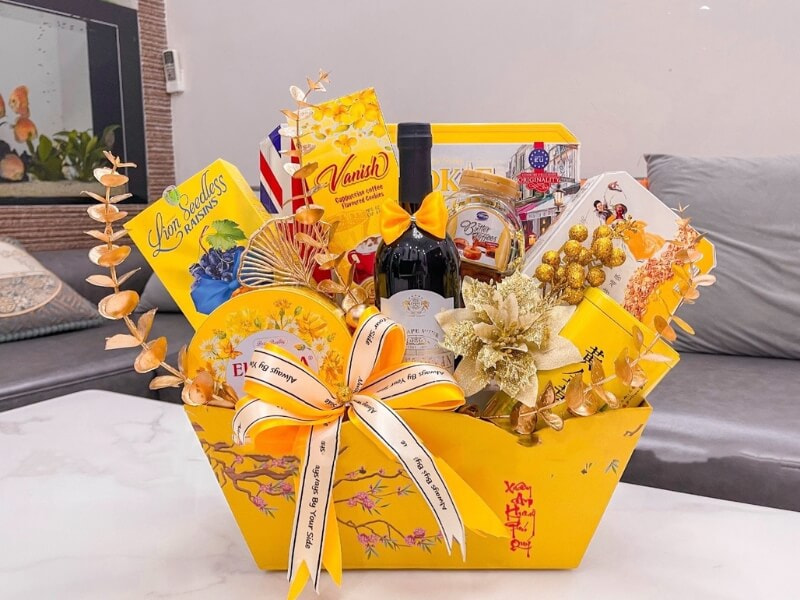 Các kiểu gói quà Tết đẹp Các kiểu gói quà Tết đẹp