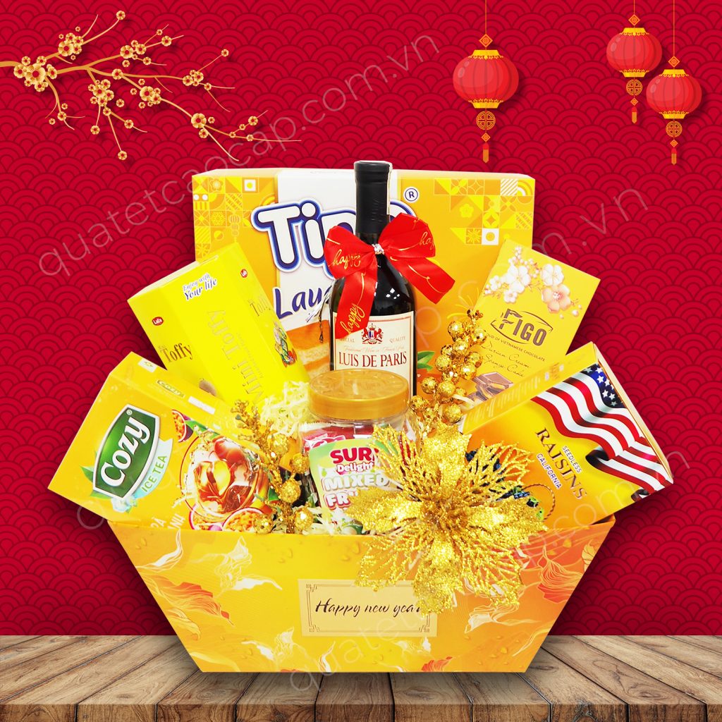 Các kiểu gói quà Tết đẹp Các kiểu gói quà Tết đẹp