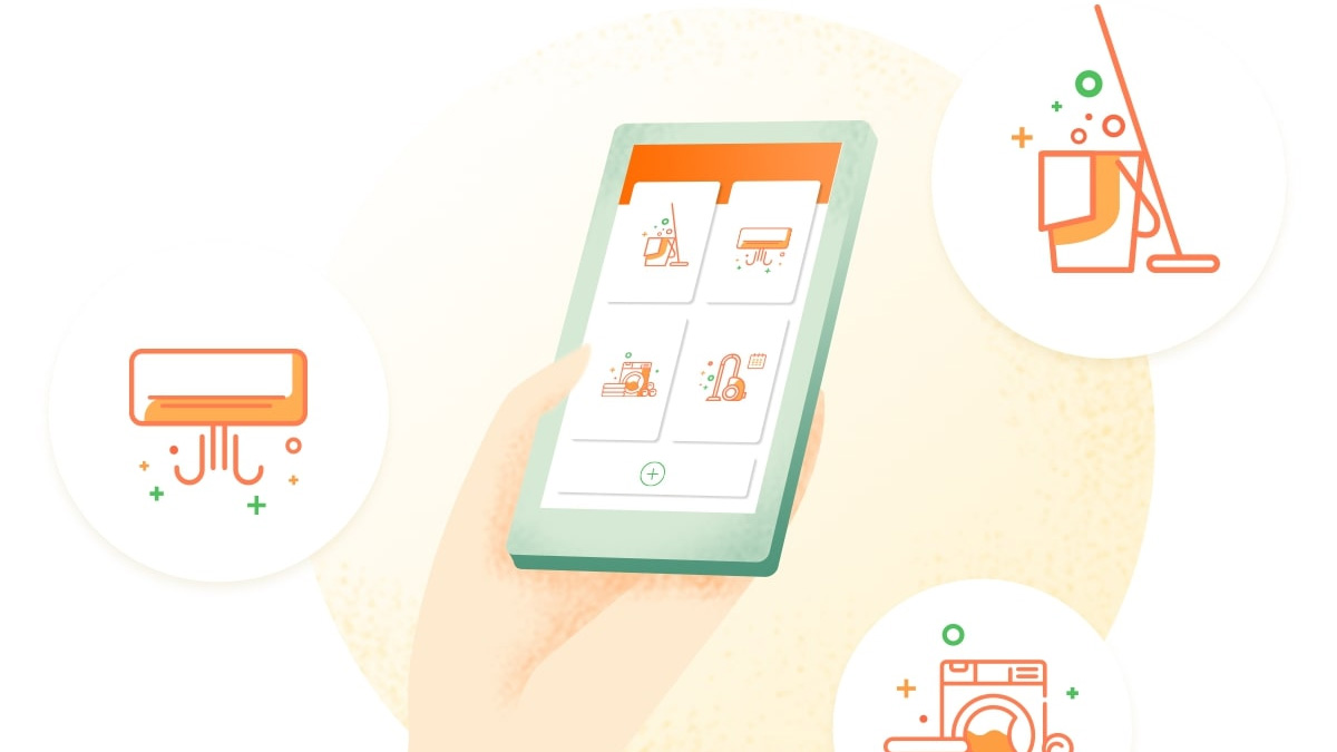 App dọn nhà là ứng dụng công nghệ