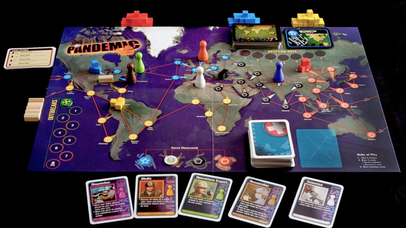 Pandemic là board game đòi hỏi sự hợp tác chặt chẽ giữa các người chơi