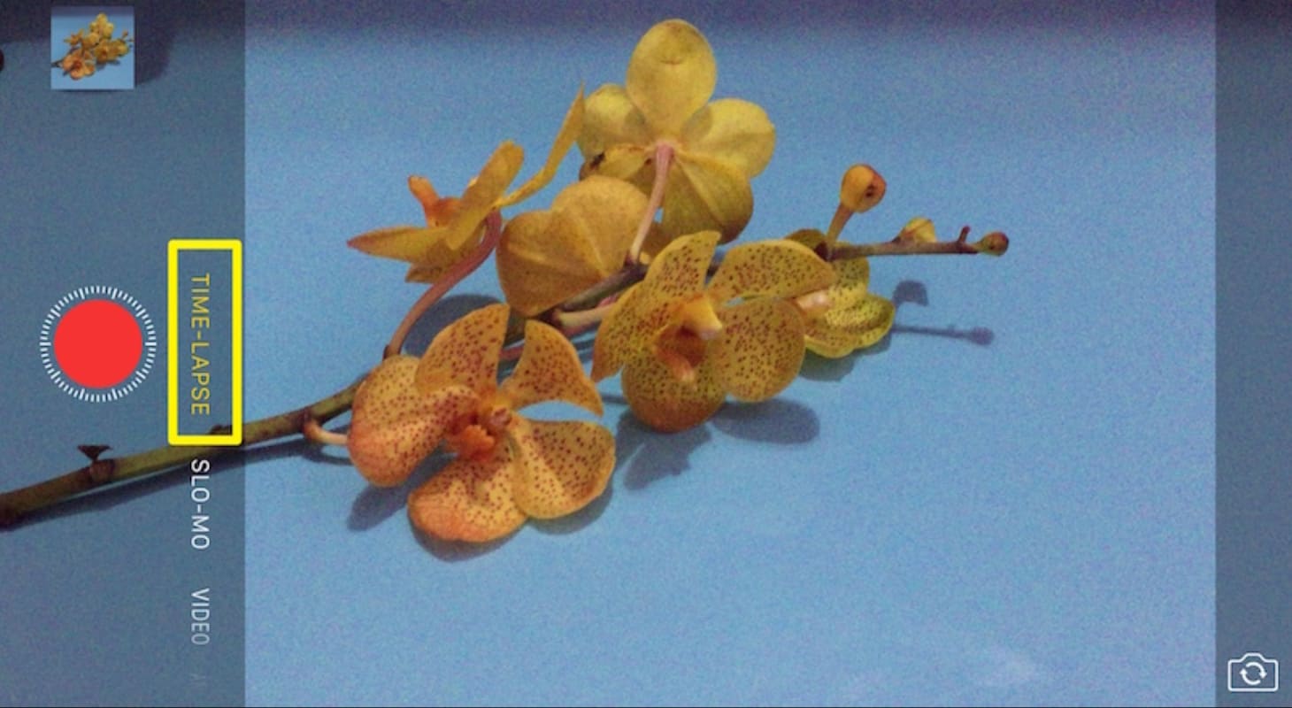 Bật chế độ quay Time-lapse trên iPhone