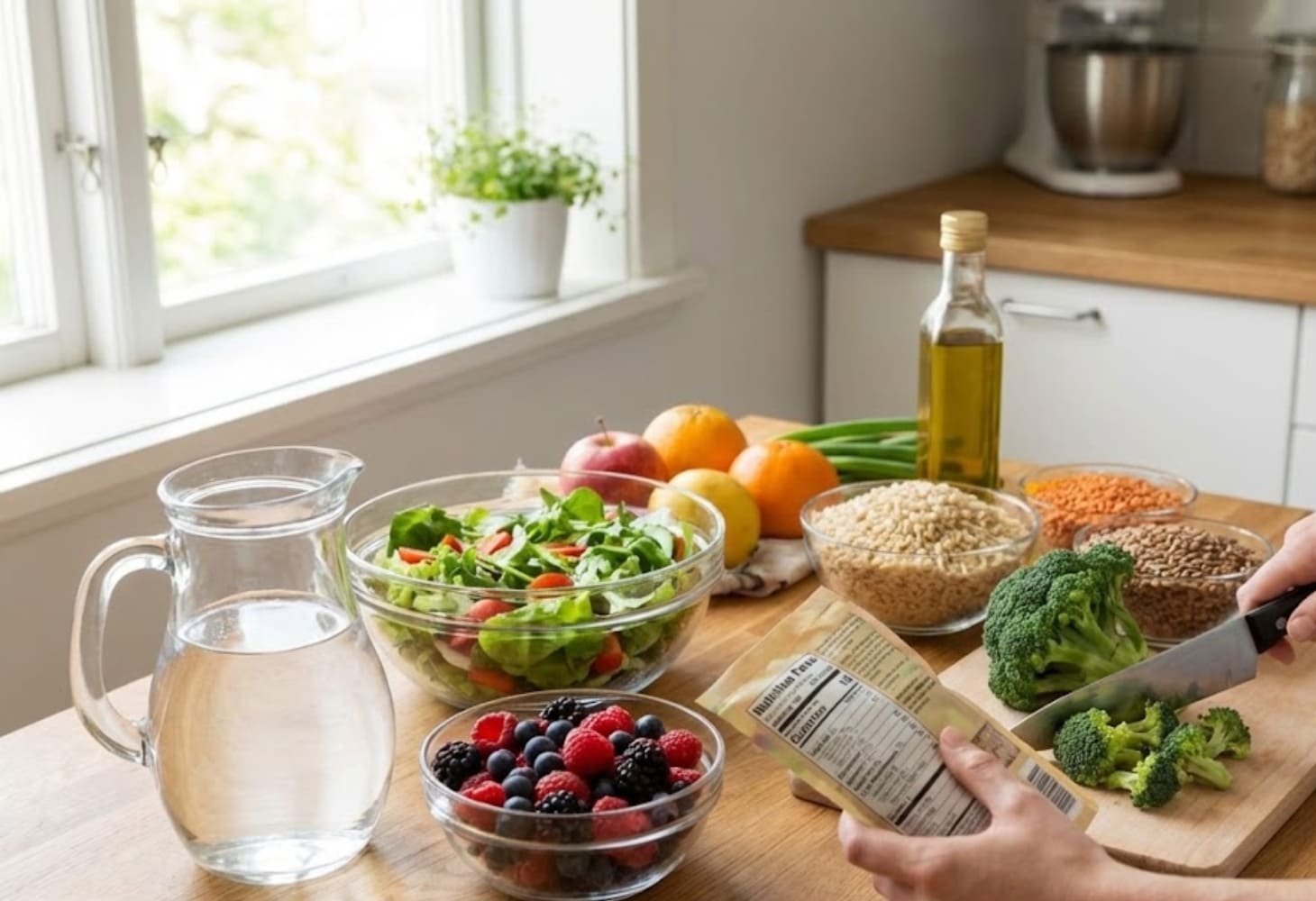 Thường xuyên sử dụng các thực phẩm tự nhiên và kiểm tra bảng thành phần thực phẩm trước khi sử dụng Thường xuyên sử dụng các thực phẩm tự nhiên và kiểm tra bảng thành phần thực phẩm trước khi sử dụng