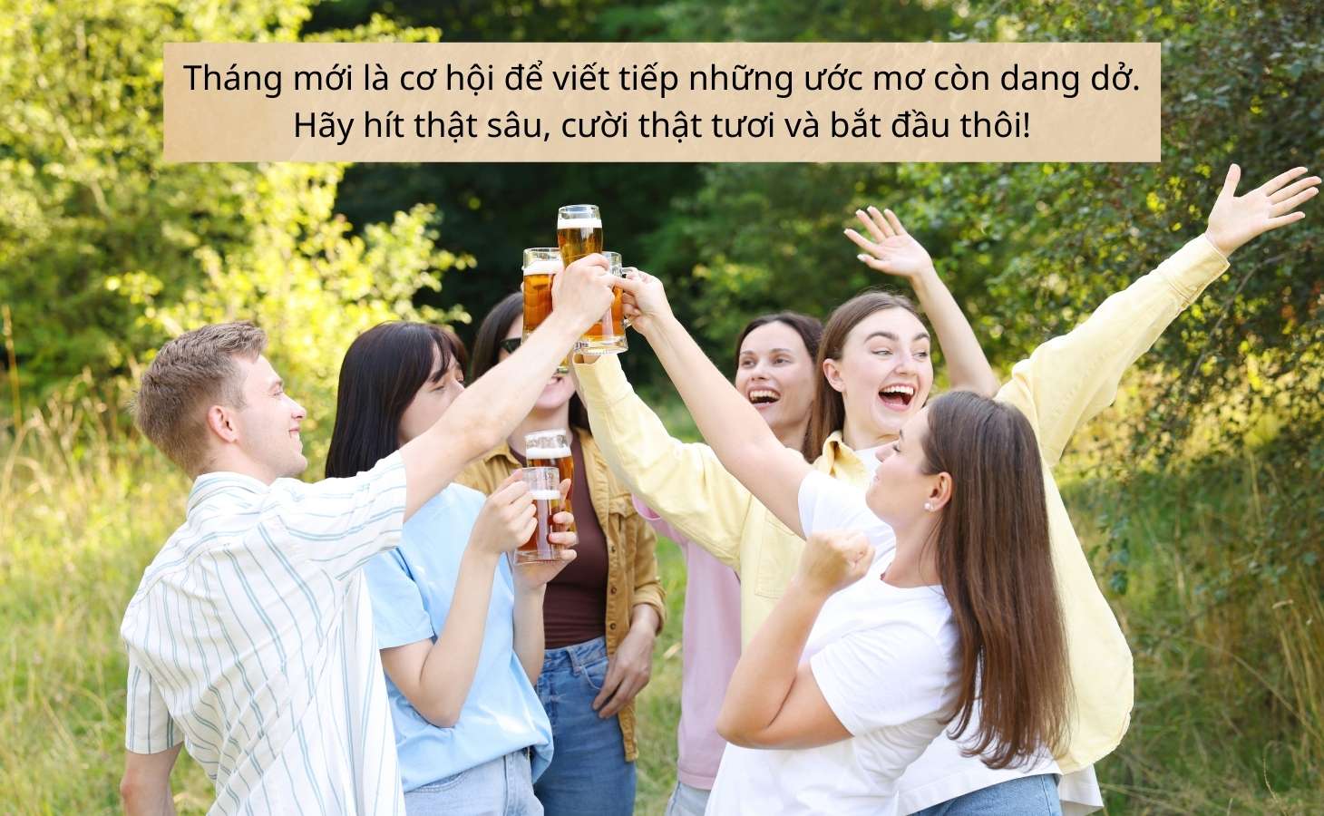 Cap, STT chúc tháng mới hay, độc đáo cho bạn bè, đồng nghiệp