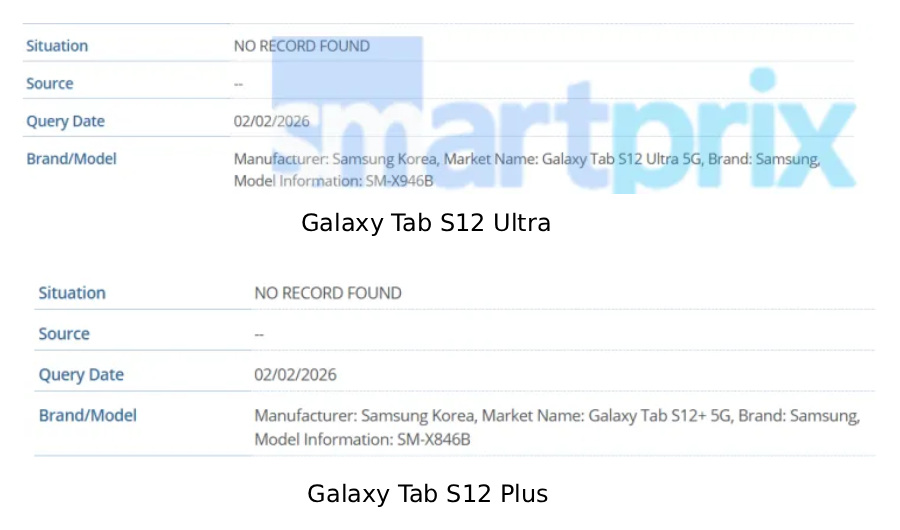 Galaxy Tab S12 Series
