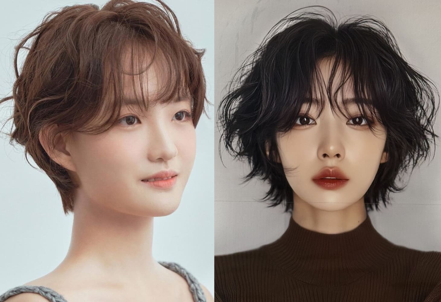 Kiểu tóc tém xoăn sóng lơi mềm mại