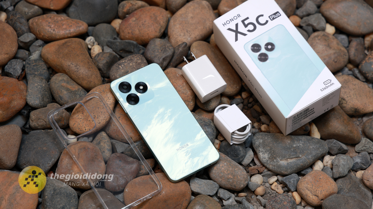 Trên tay HONOR X5c Plus: Pin lớn 5.260 mAh, camera 50 MP và thiết kế mỏng nhẹ