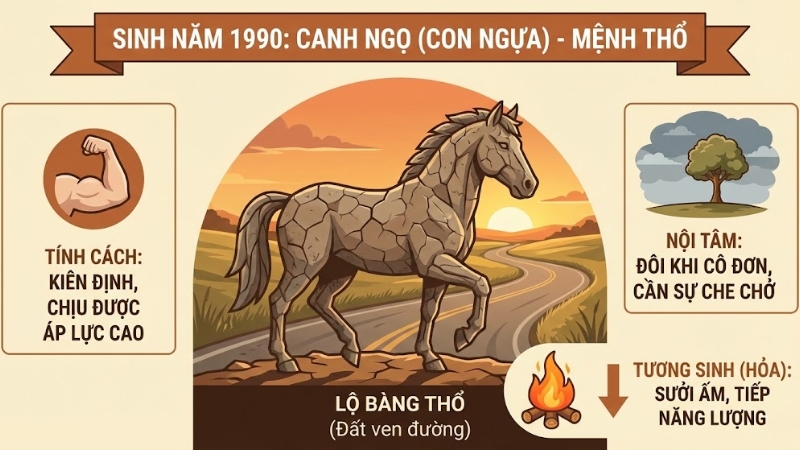 Sinh năm 1990 mệnh Thổ