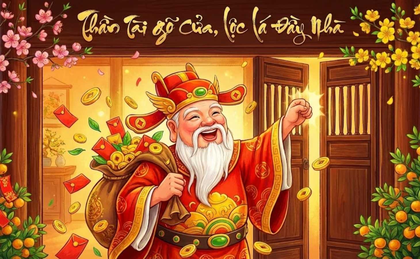 Ngày vía Thần Tài, không cầu mong gì nhiều, chỉ cầu một năm 365 ngày: Mưa không nản, nắng không tan, khách hàng luôn tấp nập, đơn hàng đi mỏi tay. Chúc cả nhà đại thắng!