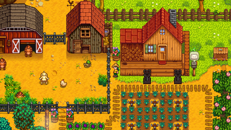 Stardew Valley mang đến cuộc sống nông trại yên bình, nơi bạn trồng trọt, kết bạn và xây dựng ước mơ của mình