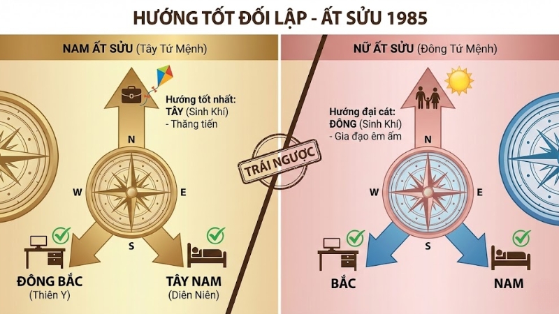 Hướng hợp tuổi 1985