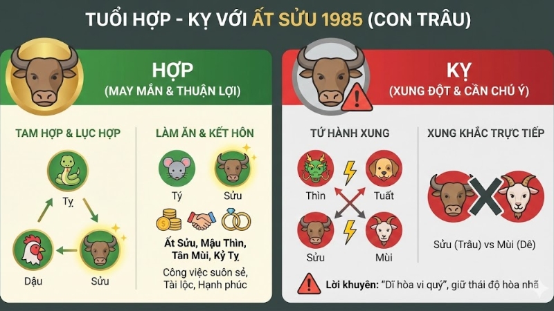 Tuổi hợp với Ất Sửu 1985