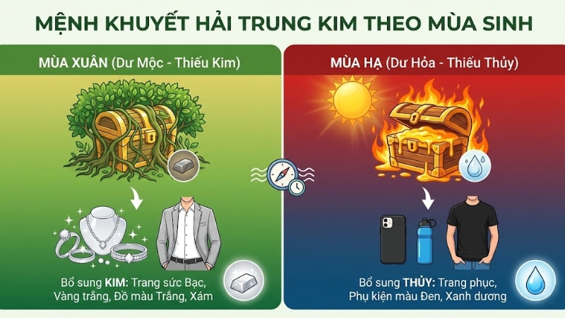 Mệnh khuyết tuổi Ất Sửu 1985 theo m&ugrave;a sinh