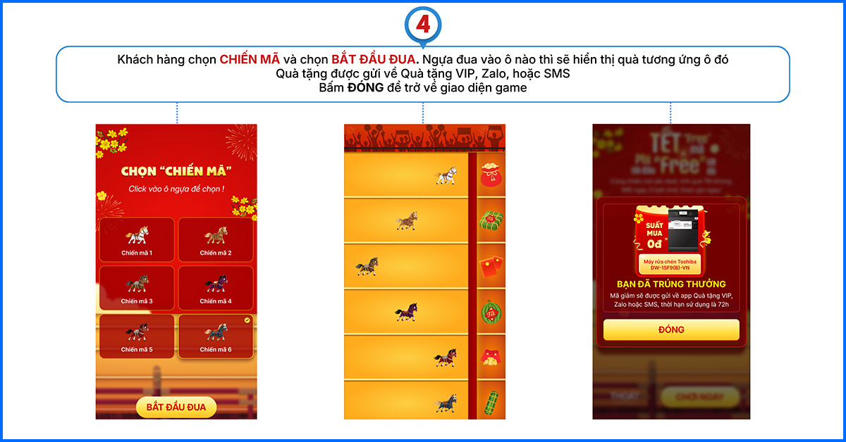 Tết Free M&atilde;: Phi tới đ&acirc;u Free tới đ&oacute;, chơi game Đua ngựa săn qu&agrave; 0đ v&agrave; voucher 500k cực đ&atilde;