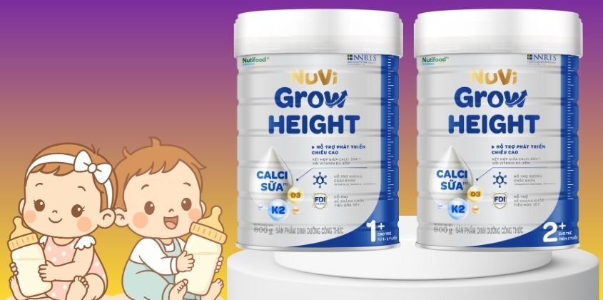 Sữa Nuvi Grow Height dạng bột Sữa Nuvi Grow Height dạng bột