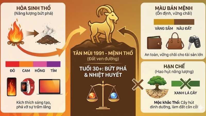M&agrave;u hợp, kỵ tuổi M&ugrave;i