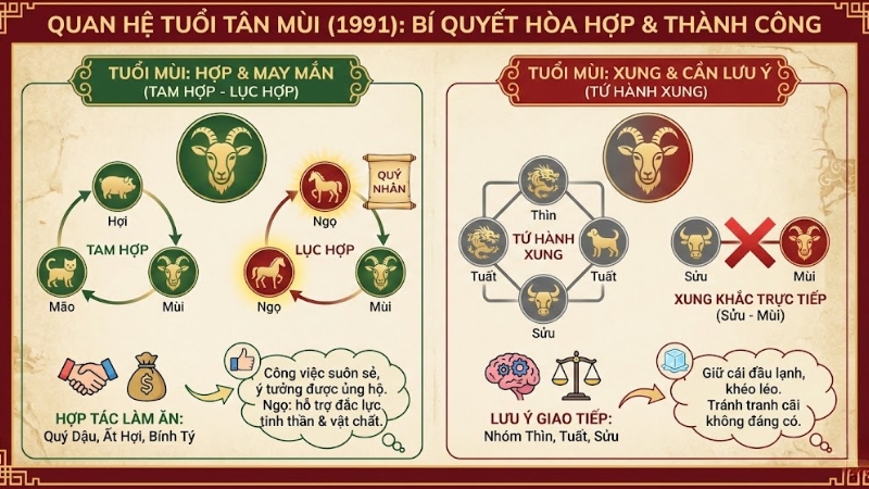 Tuổi hợp với T&acirc;n M&ugrave;i