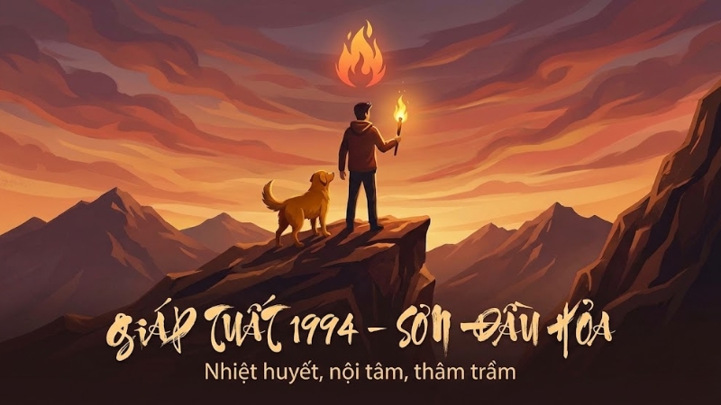 Người sinh năm 1994 l&agrave; tuổi Gi&aacute;p Tuất mệnh Hỏa