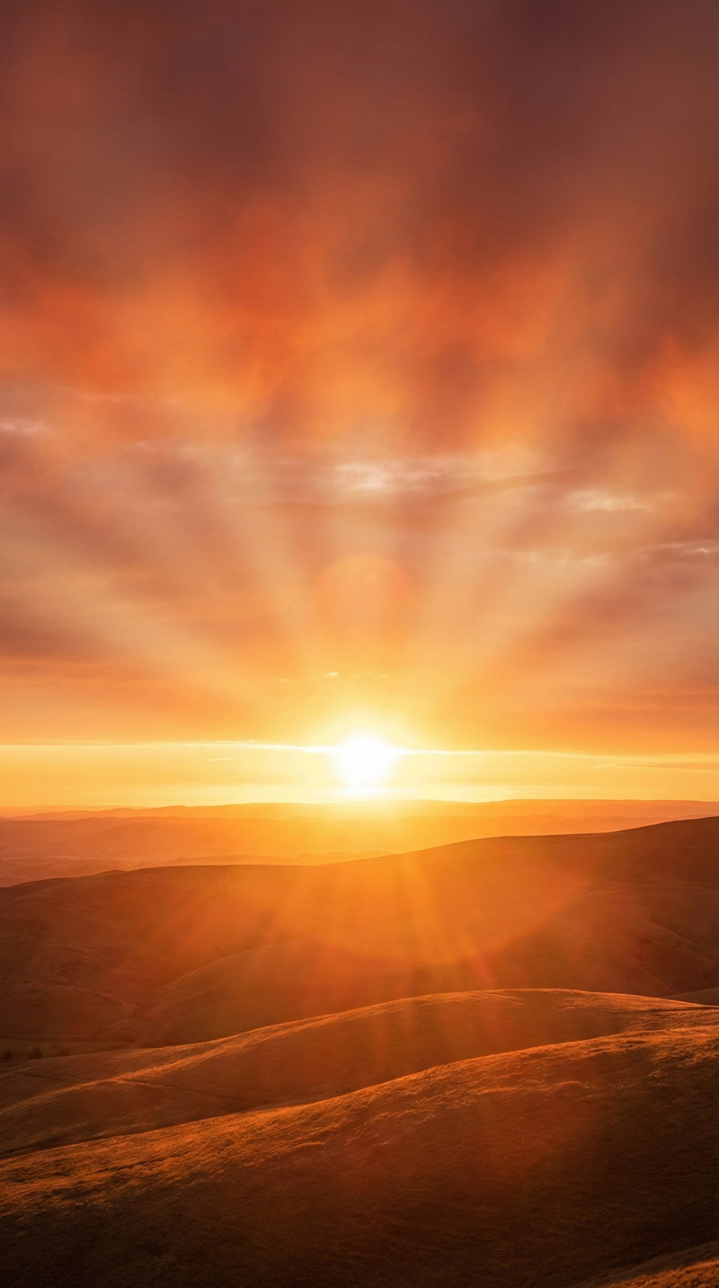 Hình nền mệnh Hỏa rực rỡ sắc đỏ, cam giúp khơi dậy nhiệt huyết, tăng tự tin và hỗ trợ con đường danh vọng