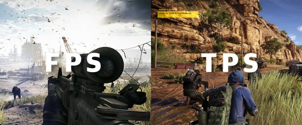 FPS vs TPS: FPS nhập vai chân thật, TPS quan sát rộng, dễ chơi hơn
