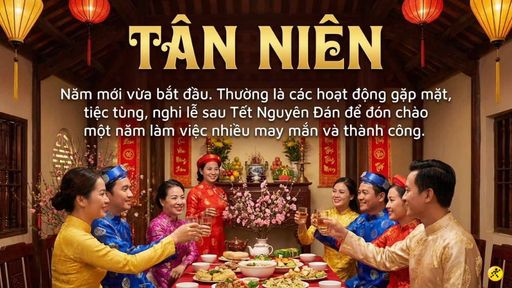 T&acirc;n ni&ecirc;n l&agrave; chuỗi hoạt động gặp mặt, tiệc t&ugrave;ng