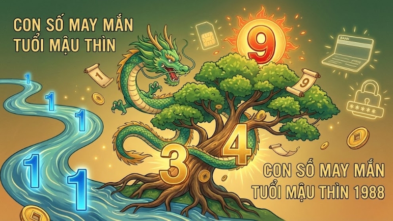 Con số may mắn của tuổi 1988 Con số may mắn của tuổi 1988
