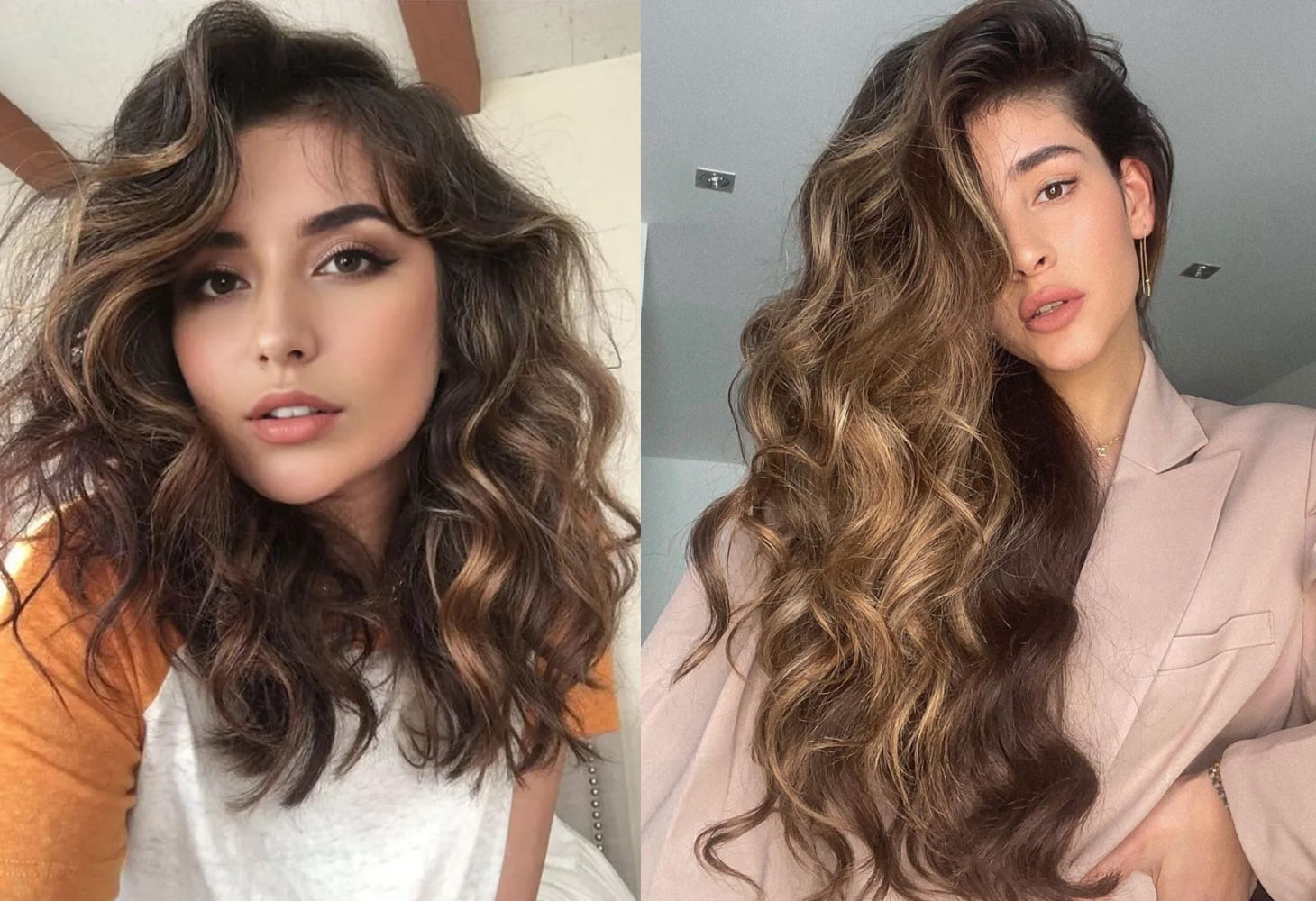 Tóc hippie nhuộm highlight Tóc hippie nhuộm highlight