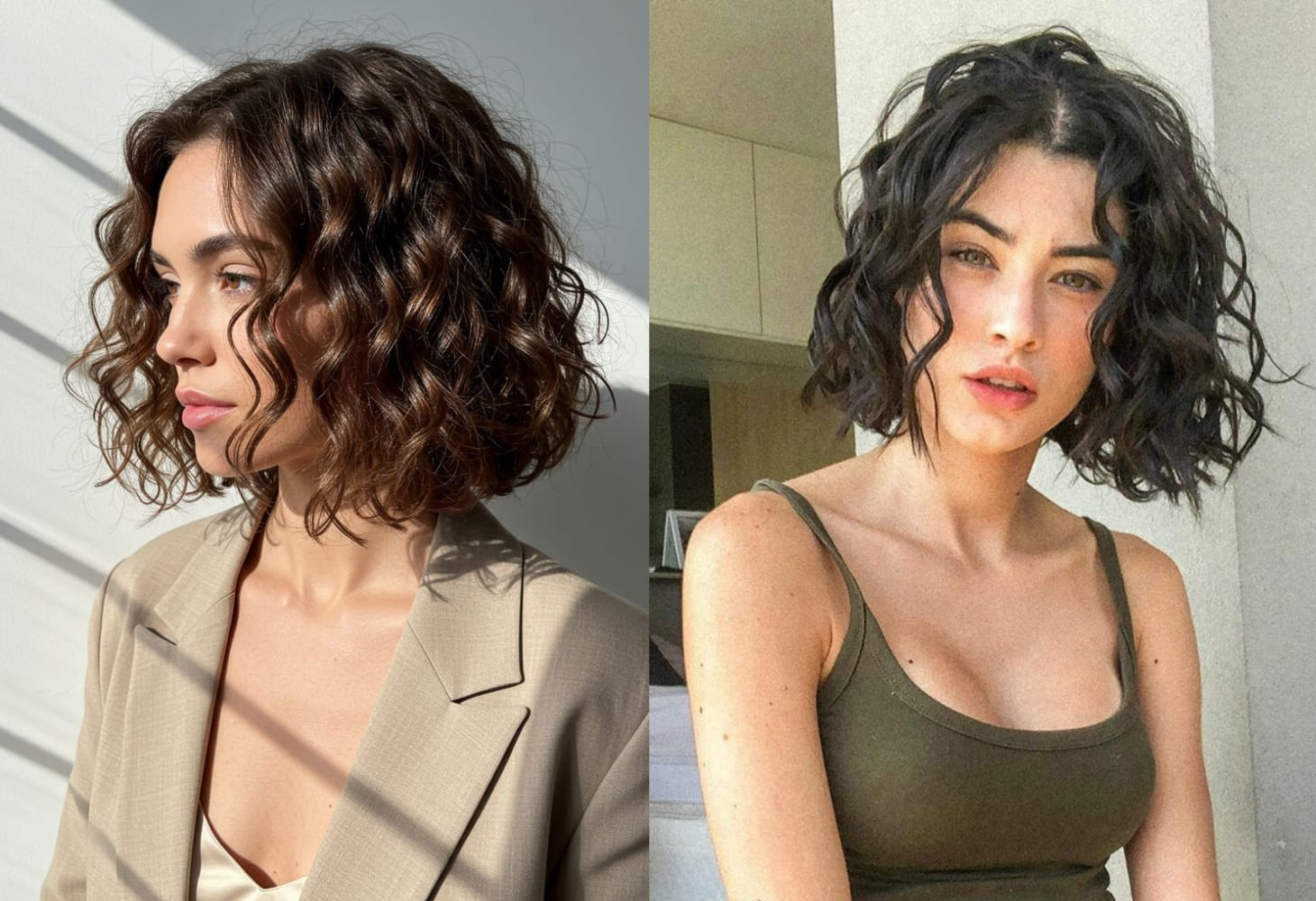 Tóc hippie lob xù mì Tóc hippie lob xù mì