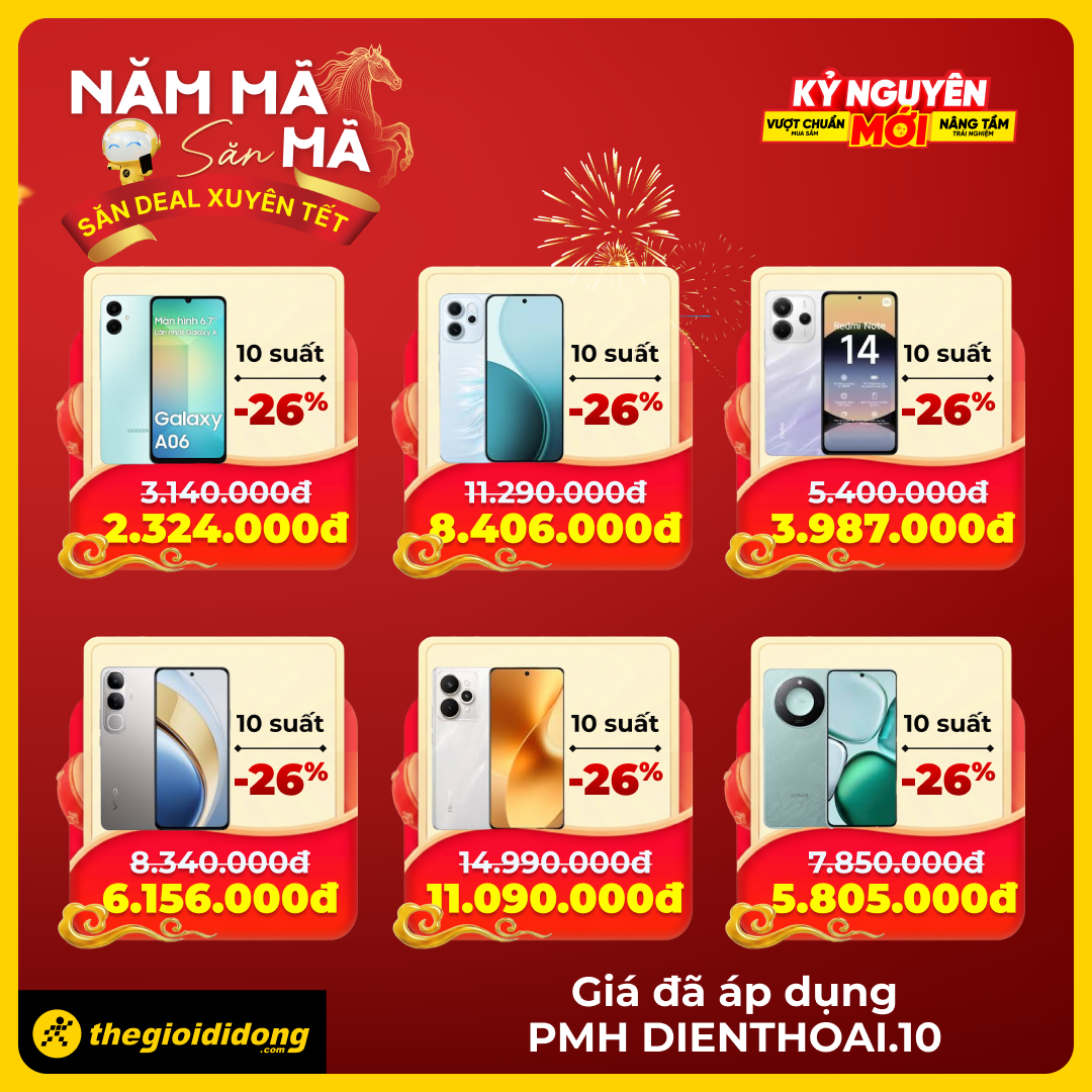 Năm Mã – Săn Mã – Săn Deal Cực Đã: Smartphone Android Giảm Tới 50% + Voucher Ưu Đãi Cực Xịn Chỉ Trong 4 Ngày