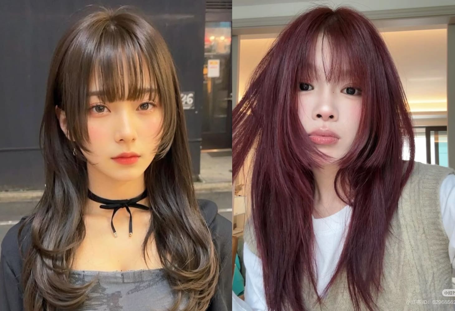 Tóc hime mái thưa Tóc hime mái thưa