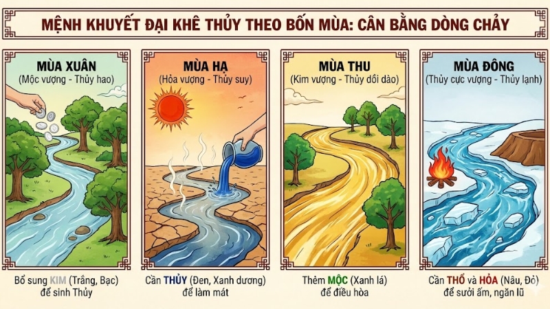Mệnh khuyết tuổi Gi&aacute;p Dần 1974 theo m&ugrave;a sinh