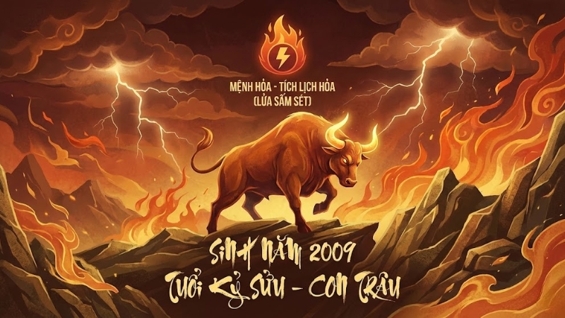 2009 tuổi con tr&acirc;u mệnh hỏa