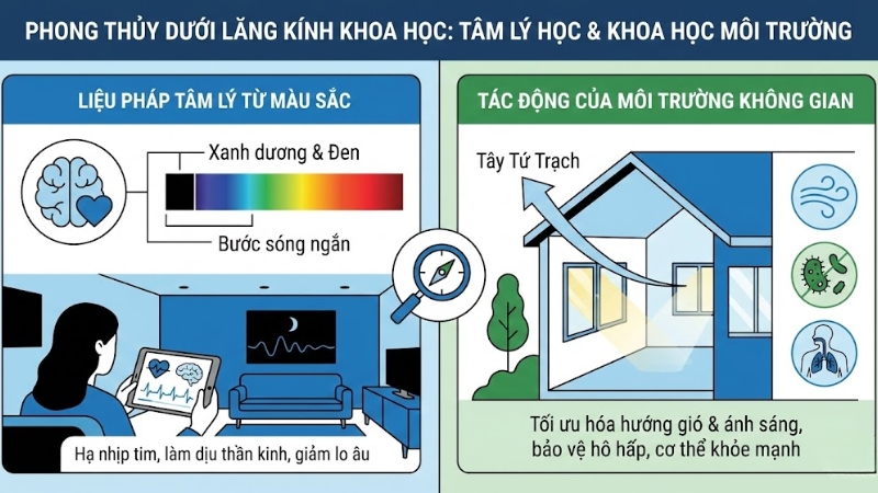 Phong thủy dưới lăng k&iacute;nh khoa học