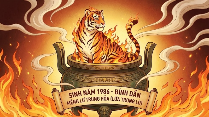 Người sinh năm 1986 l&agrave; tuổi B&iacute;nh Dần mệnh Hỏa