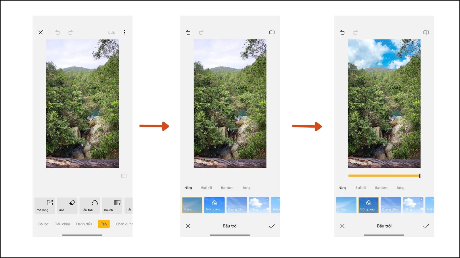 Cách chỉnh ảnh bầu trời AI Cách chỉnh ảnh bầu trời AI