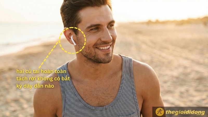 Tai nghe True Wireless (TWS) là xu hướng phổ biến nhất hiện nay, gồm hai củ tai hoàn toàn tách rời không có bất kỳ dây dẫn nào, đi kèm hộp sạc