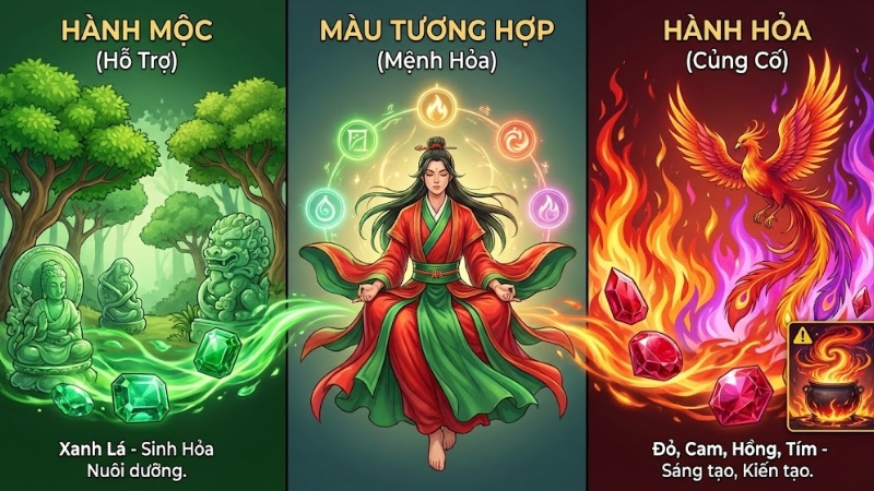 M&agrave;u tương hợp