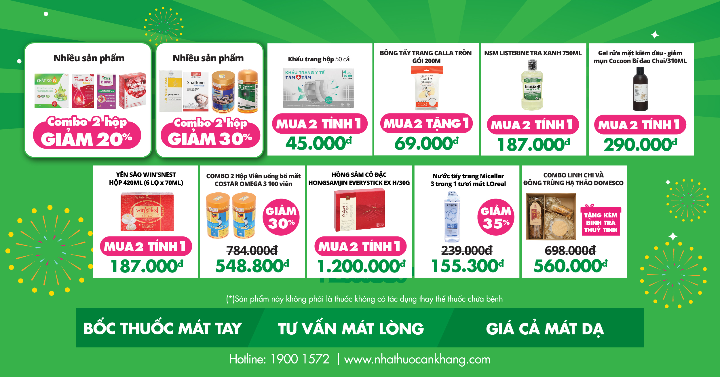 Khuyến mãi ngập tràn