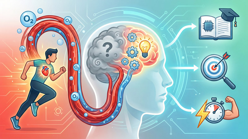 Tăng lưu lượng máu lên não, cải thiện trí nhớ và khả năng tập trung rõ rệt