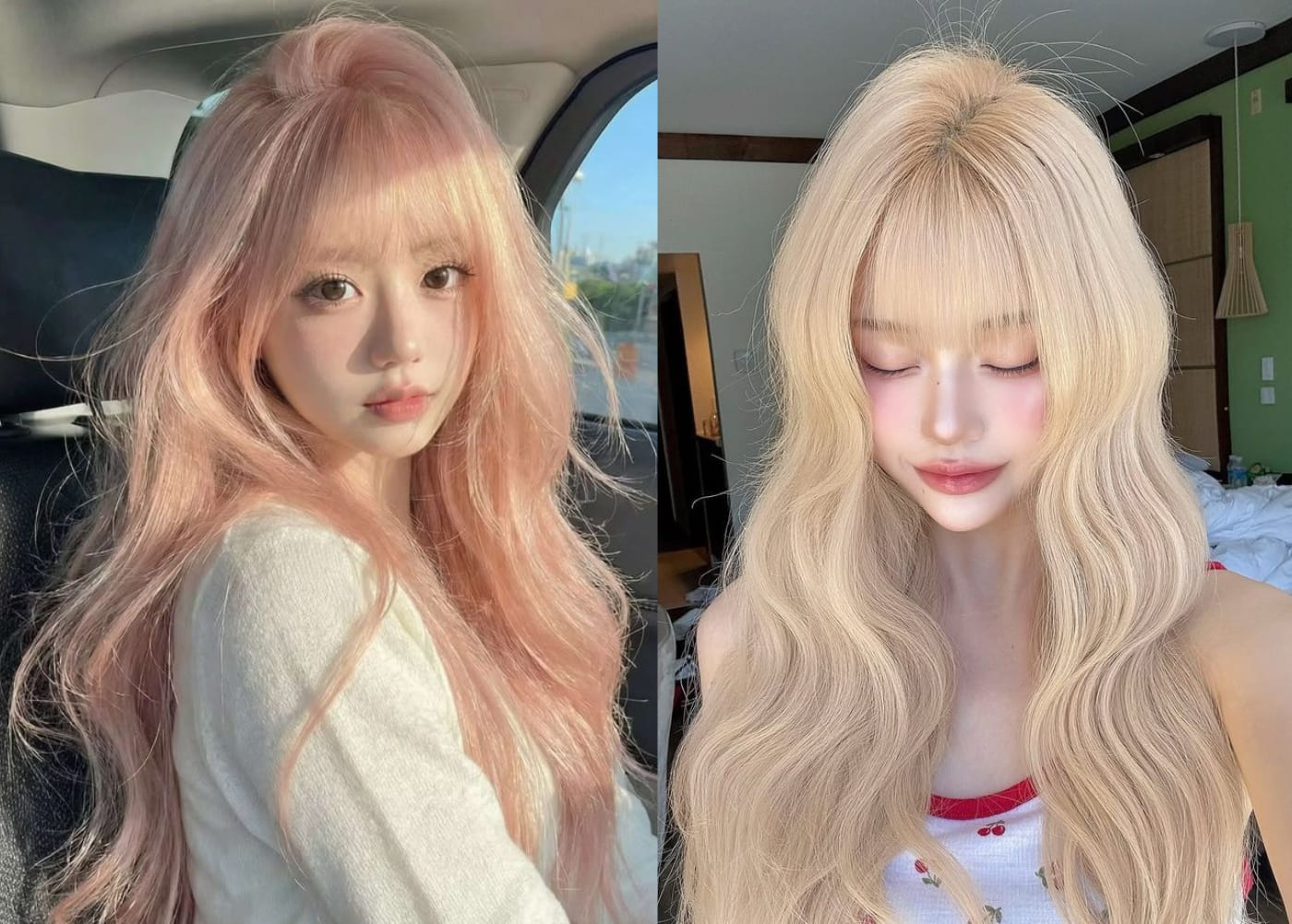 Tóc xoăn lơi nhuộm sáng màu thu hút ánh nhìn Tóc xoăn lơi nhuộm sáng màu thu hút ánh nhìn