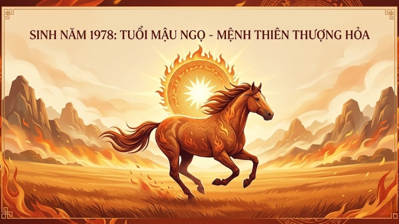 Người sinh năm 1978 thuộc tuổi Mậu Ngọ mệnh Hỏa