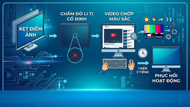 Kẹt điểm ảnh (Stuck Pixel) Kẹt điểm ảnh (Stuck Pixel)