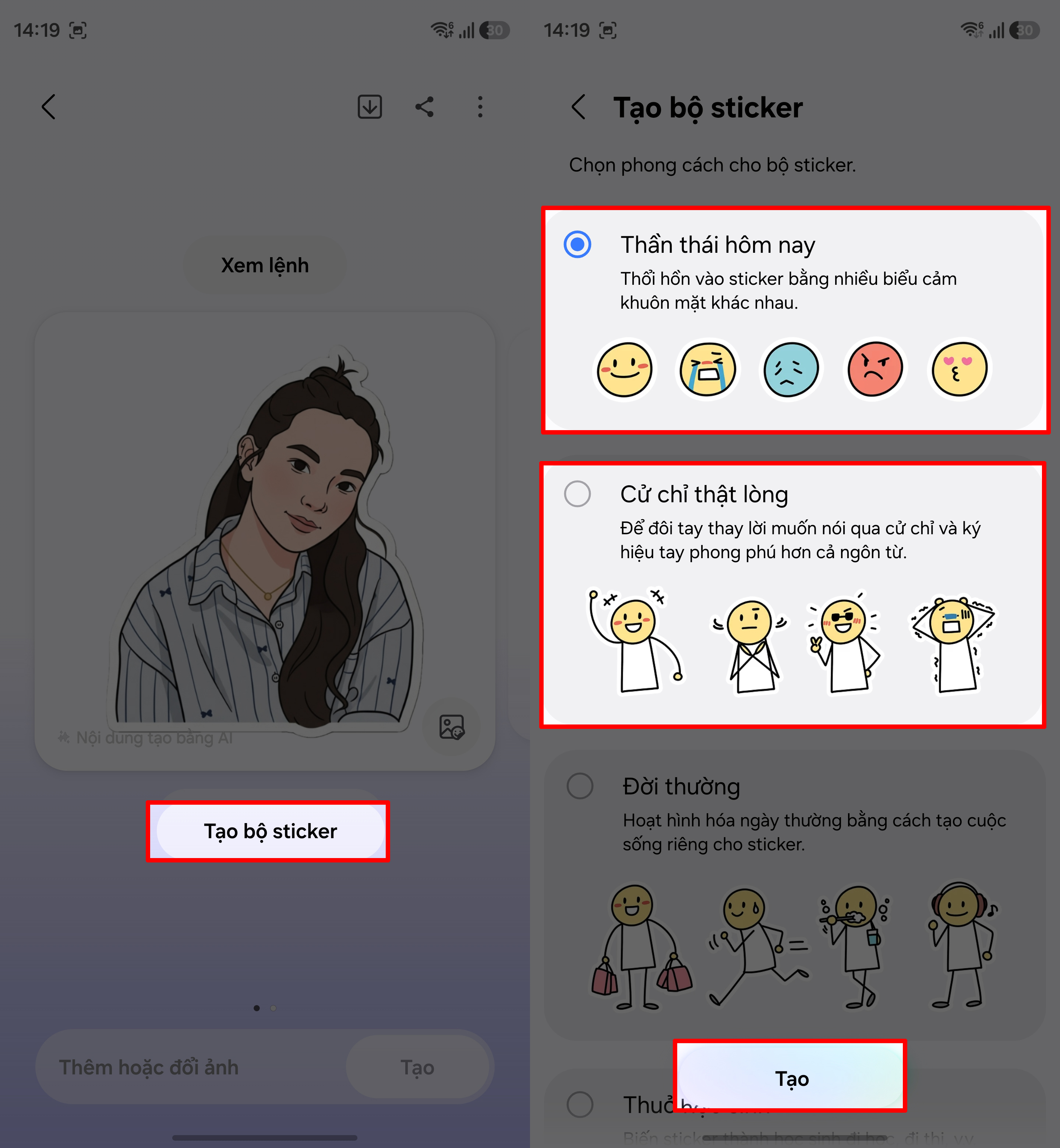 Cách tạo sticker từ hình ảnh cá nhân bằng Galaxy AI